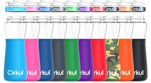 22oz. Plastic Bottle & Comfort Grip Lid + 22oz. Chill Sleeve